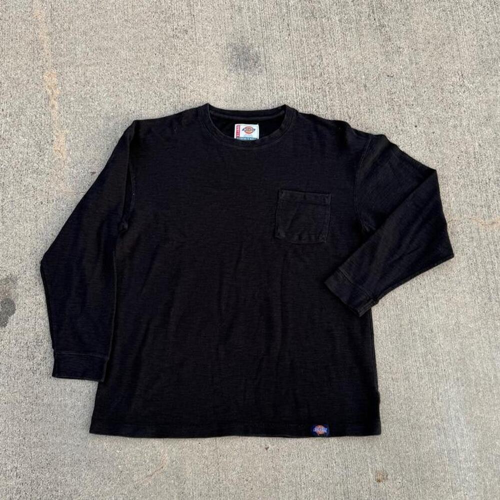 Vintage black dickies thermal shirt XL